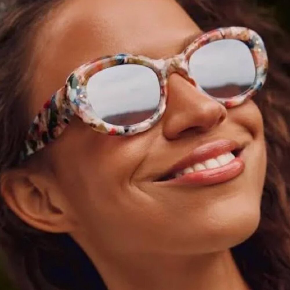 KREWE Margaret Gelato Mirrored Sunglasses - NWT + Case  - Sold Out Style